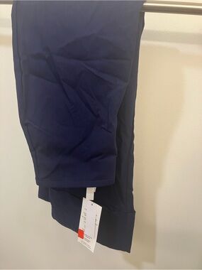 MarlaWynne Navy Blue Women's Trousers - Business, Casual Pants